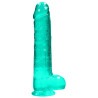 Real Rock Crystal Gode Crystal Clear 19 x 4.5cm Vert